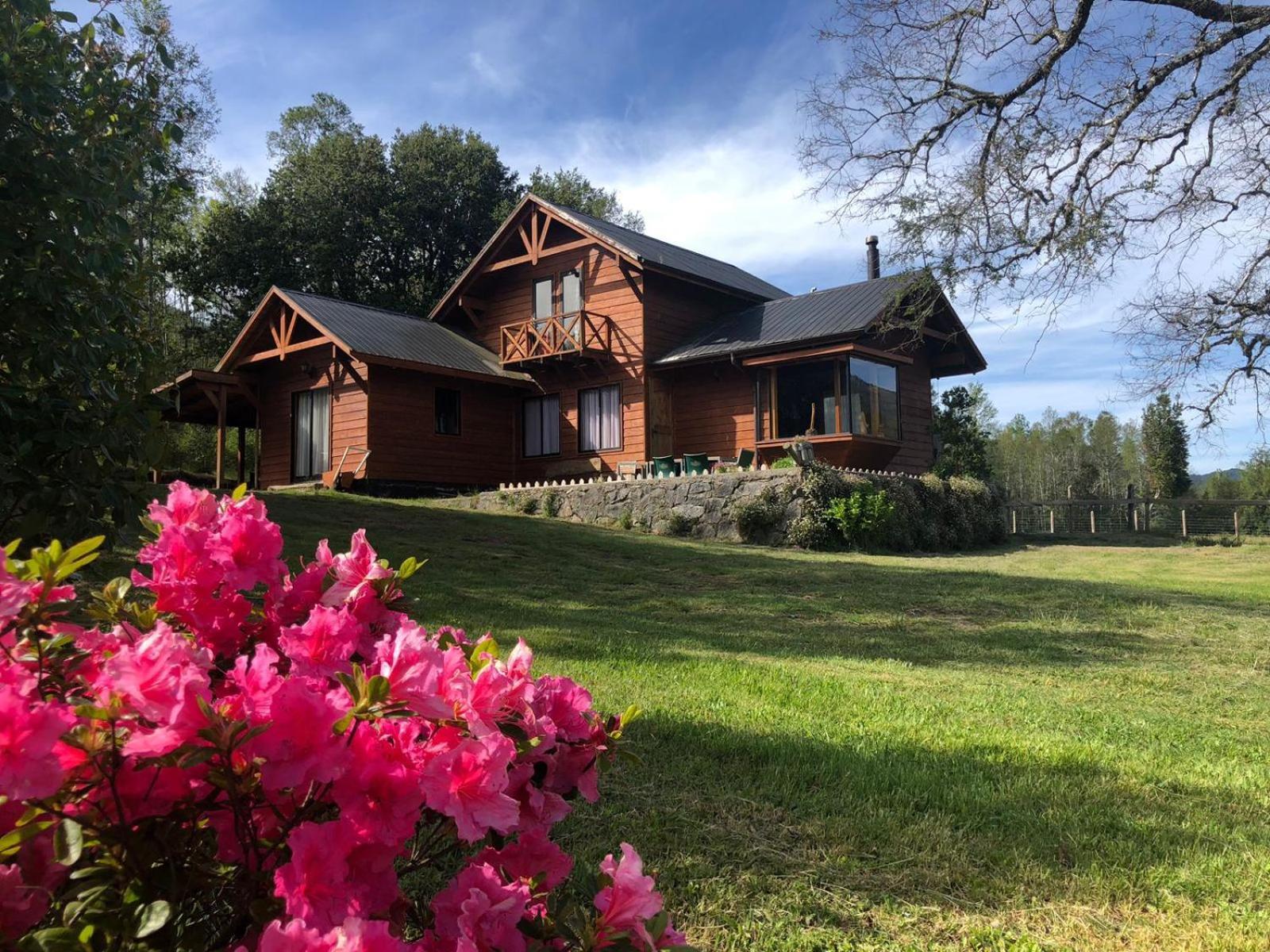 Cabañas Los Canelos Pucon, Hermosa Granja de 20 hectaréas a orillas del Río Liucura Exterior foto